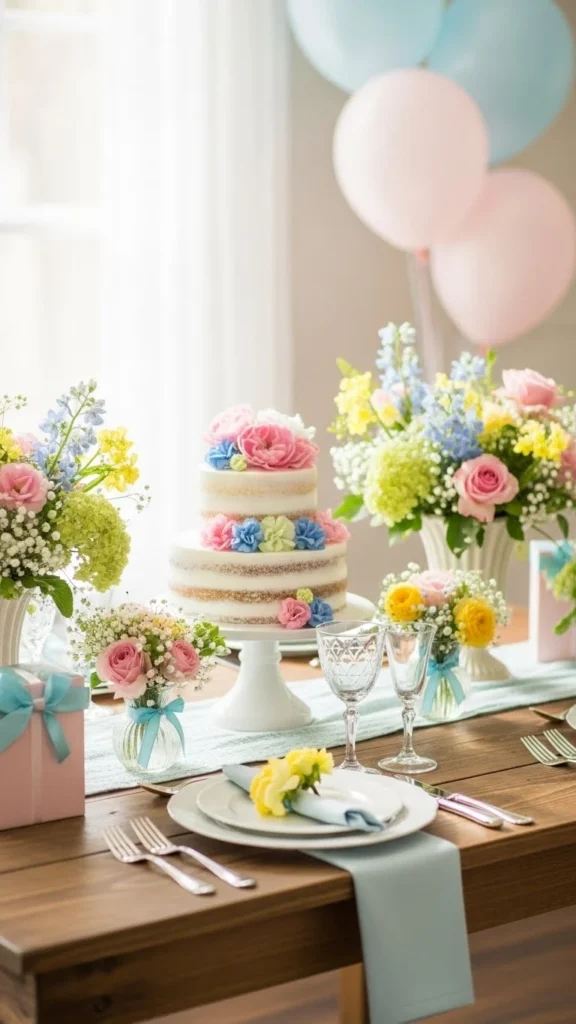 Soft Color Baby Shower