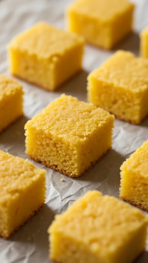 Mini Cornbread Squares