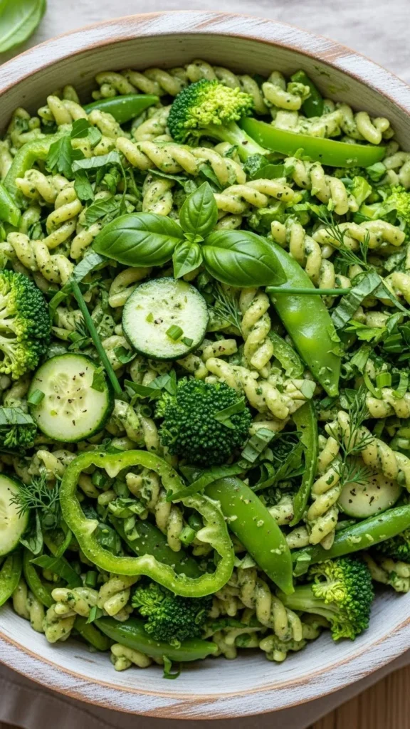 Green Pasta Salad