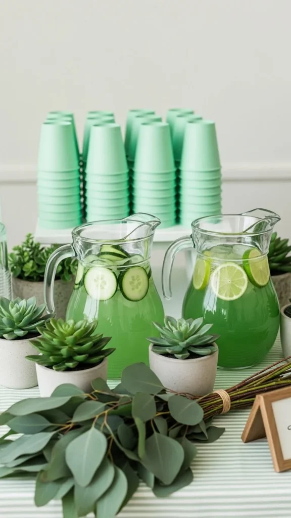 Green Drink Station Setup