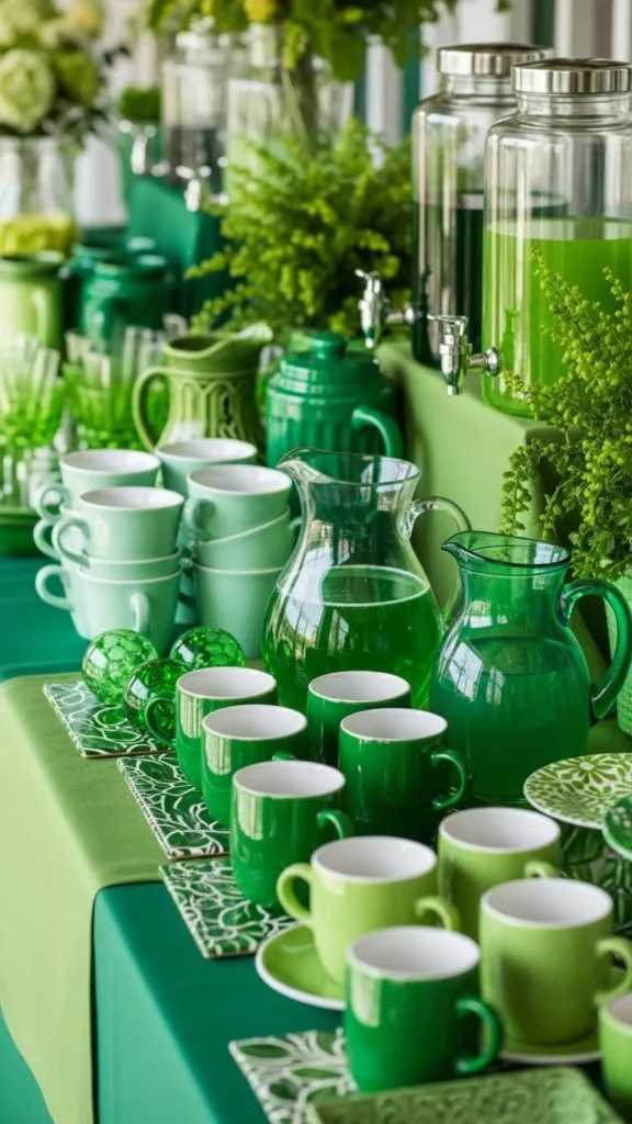 Green Drink Station Setup