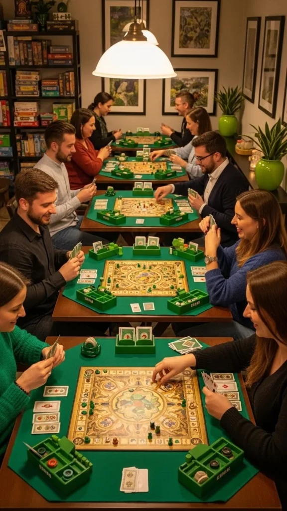 Green-Themed Table Games