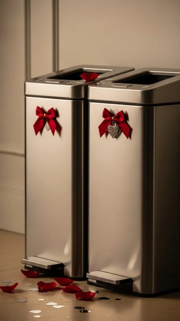 Trash and Recycling Stations