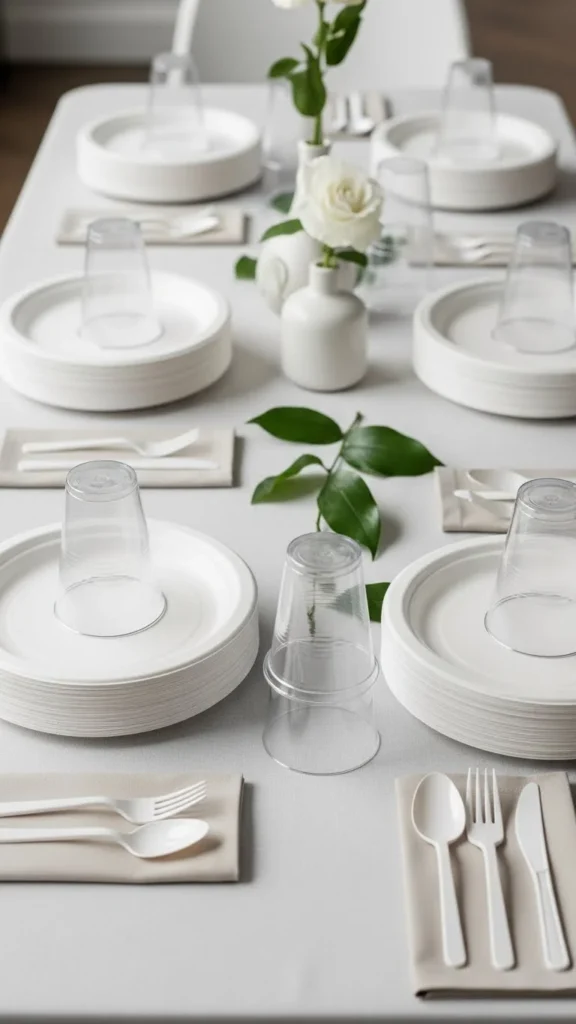 Disposable-with-Style Tableware