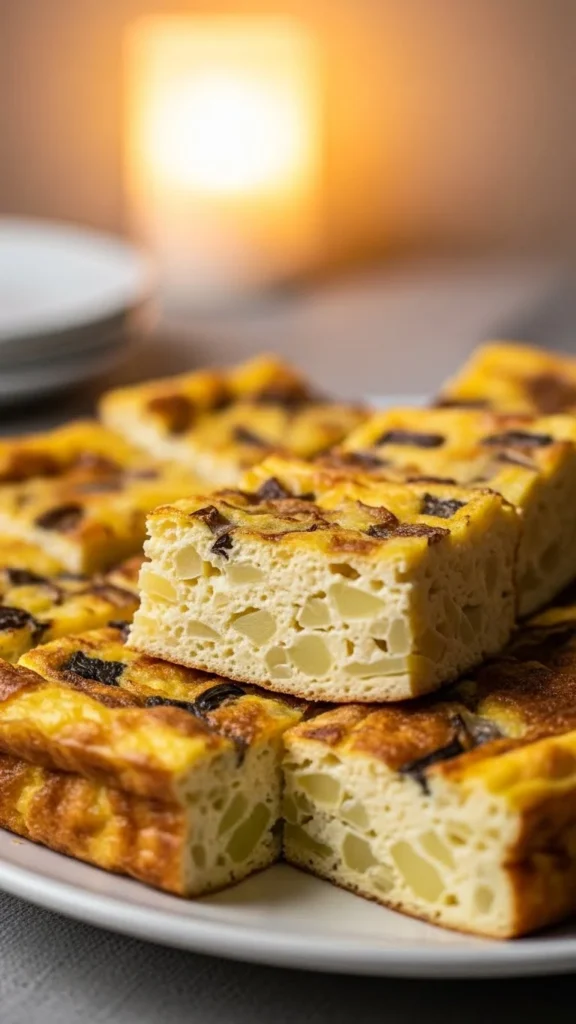 Potato and Onion Frittata Squares
