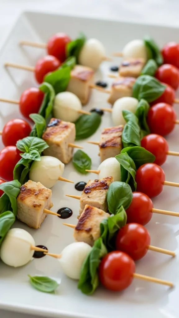Use Skewers for Easy Serving