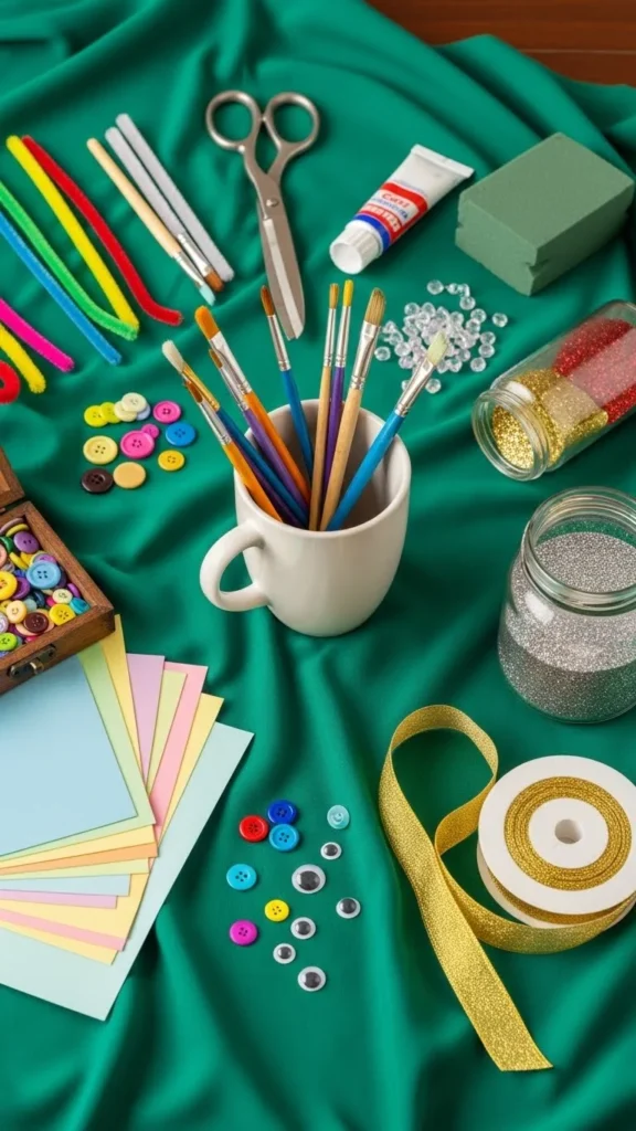 Minimal Craft Supply Displays