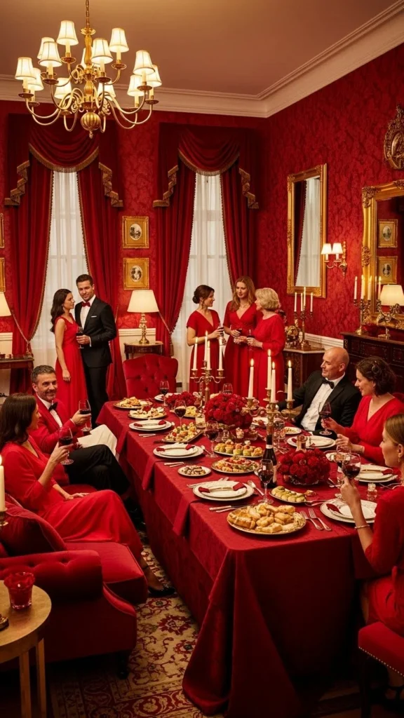 Red Outfit Theme Night