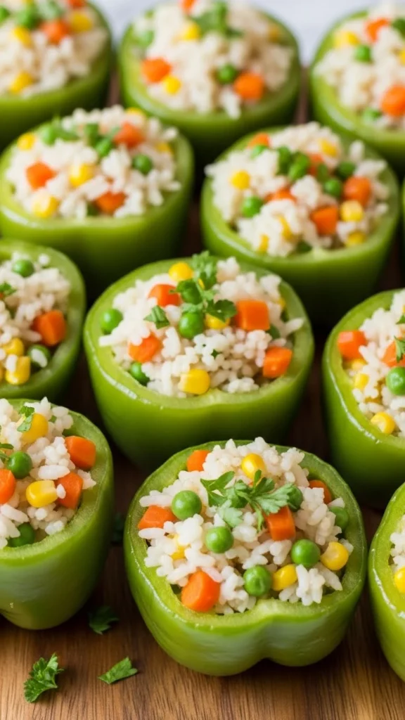 Stuffed Bell Pepper Cups