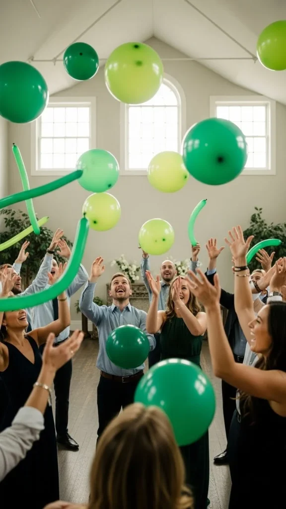 Green Balloon Keep-Up