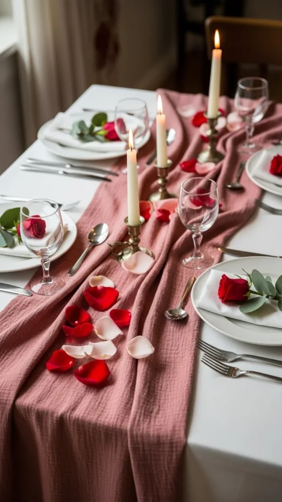  Use Table Runners Instead of Full Cloths