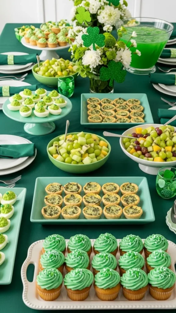Add Green Accents to Food Displays