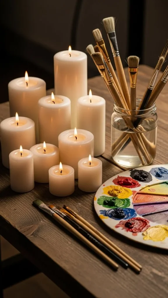 Candle Painting Party