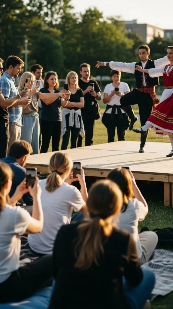 Irish Dance Demo Viewing Area