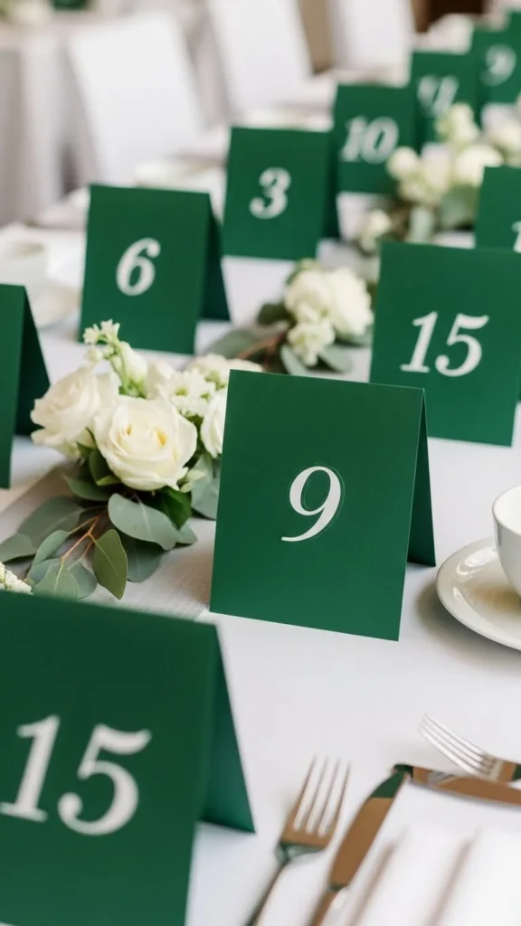 Simple Table Number Cards
