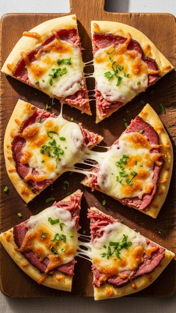 Corned Beef Flatbread Slices