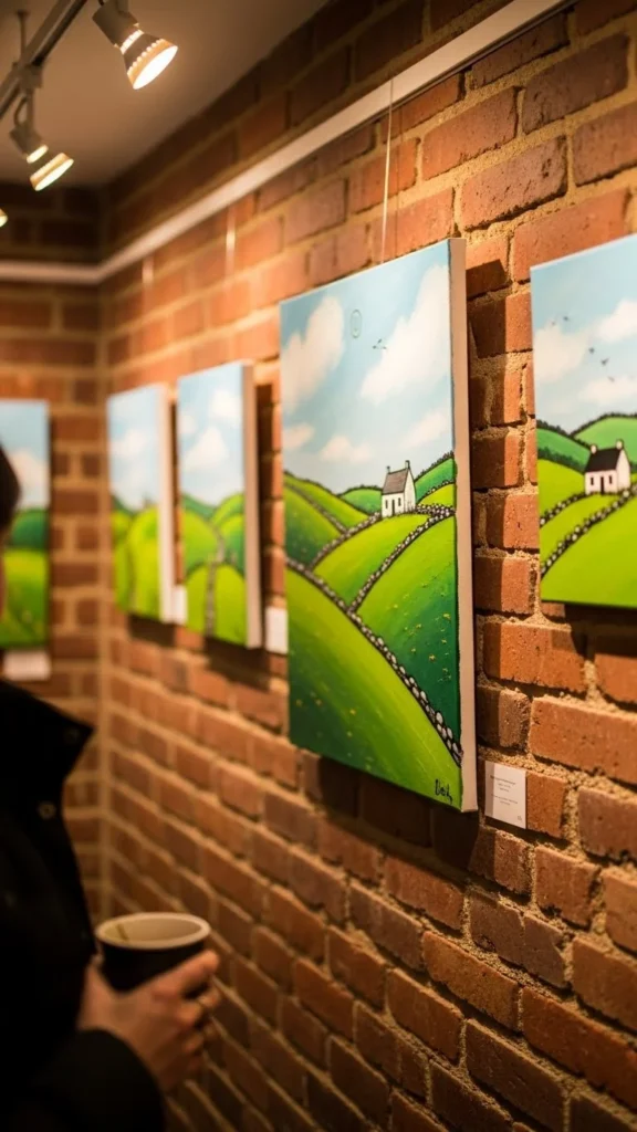 Simple Irish-Inspired Art Show