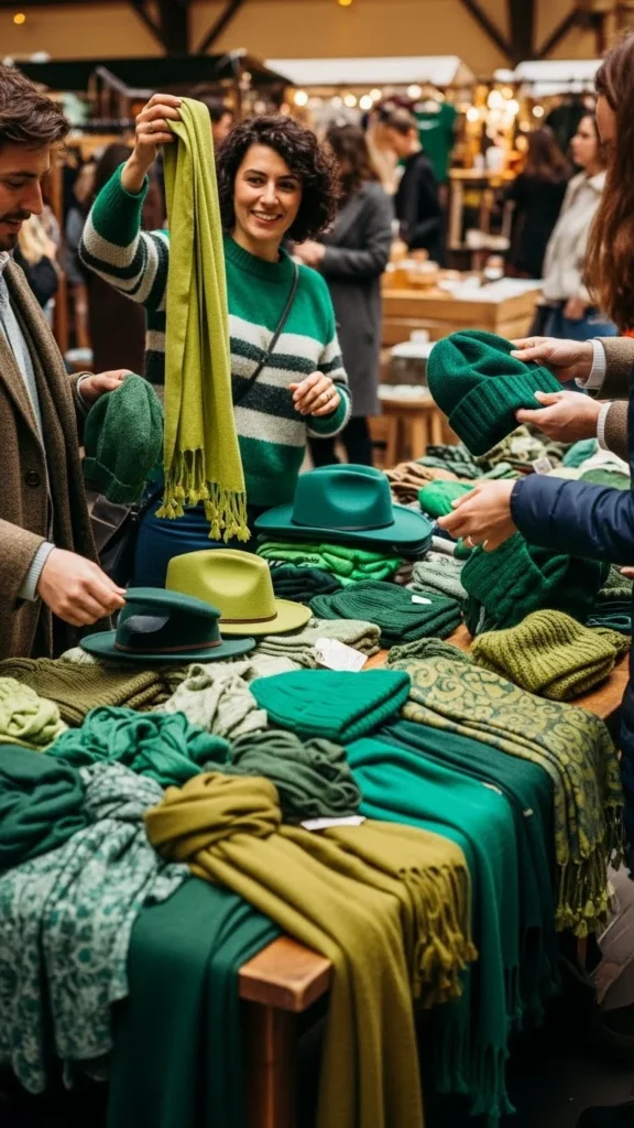 Green-Themed Dress Table