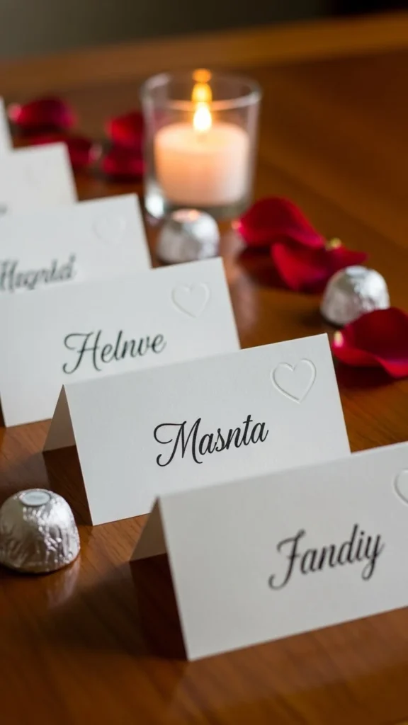 Use Name Cards Only When Helpful