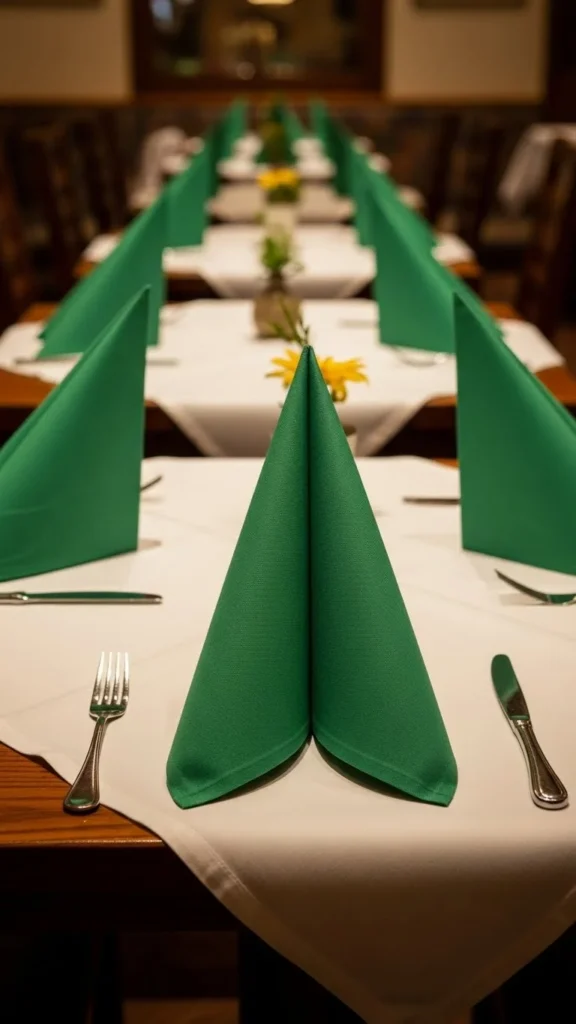Folded Napkin Displays