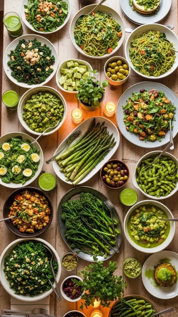 Potluck with Green Dishes