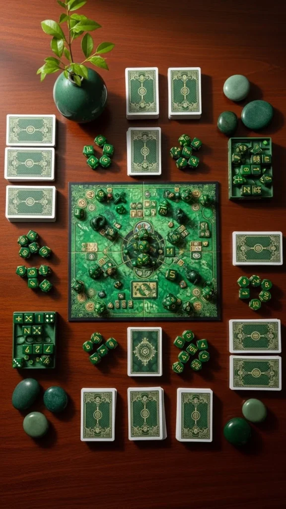 Green Table Games Party