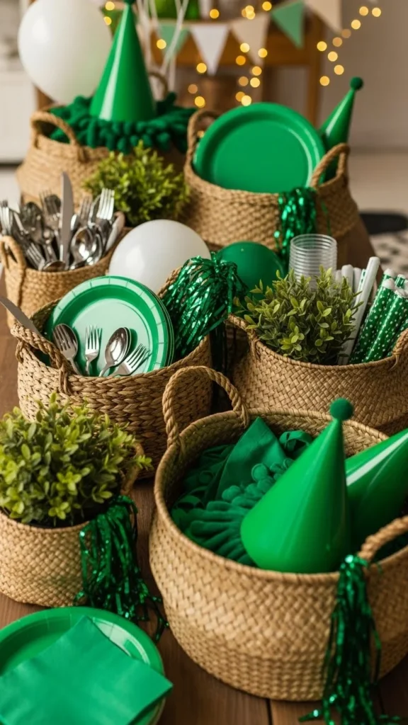 Use Baskets for Storage and Style