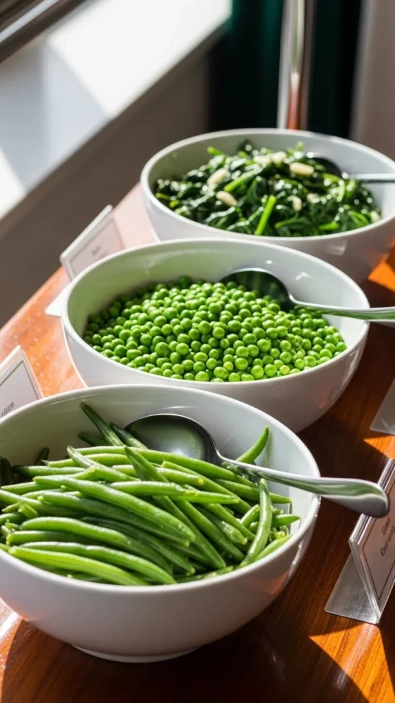 Plan a Green Veggie Side Station