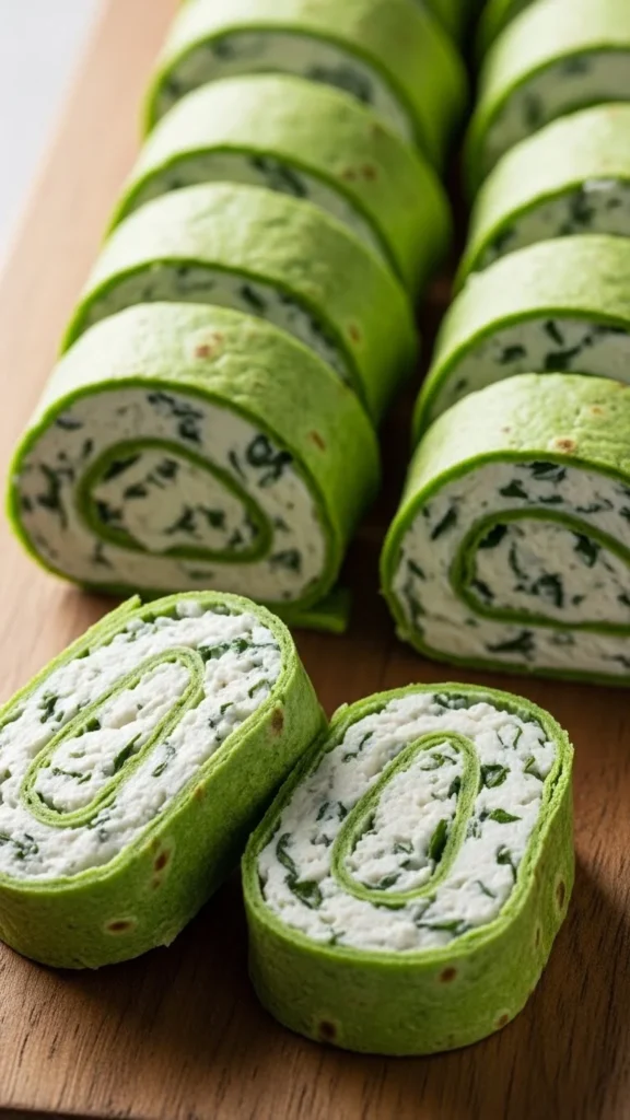 Spinach Pinwheel Wraps