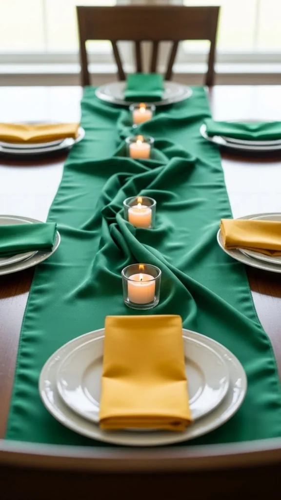 Use Fabric Scraps as Table Runners