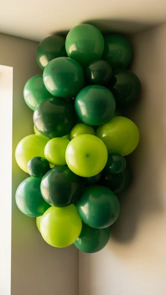 Green Balloon Cluster