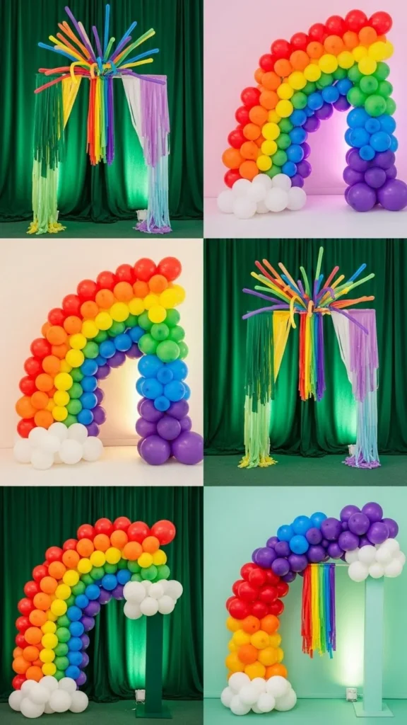 Rainbow Party Corners