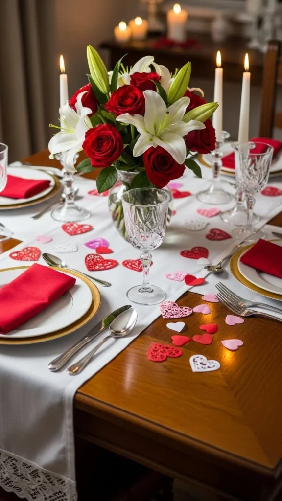 Heart-Shaped Table Confetti