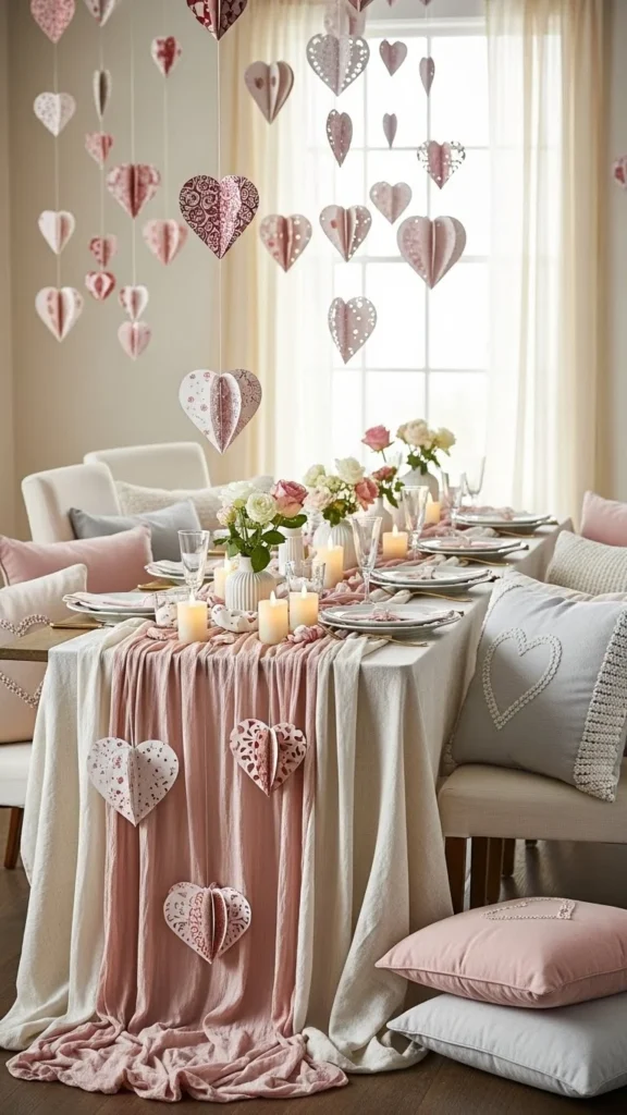 Mix Paper Decor With Fabric Textures