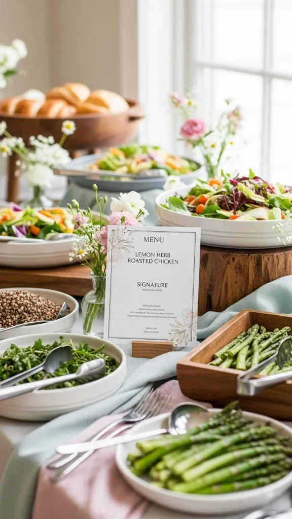 Simple Menu With One Signature Dish