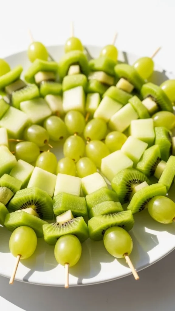 Green Fruit Skewers