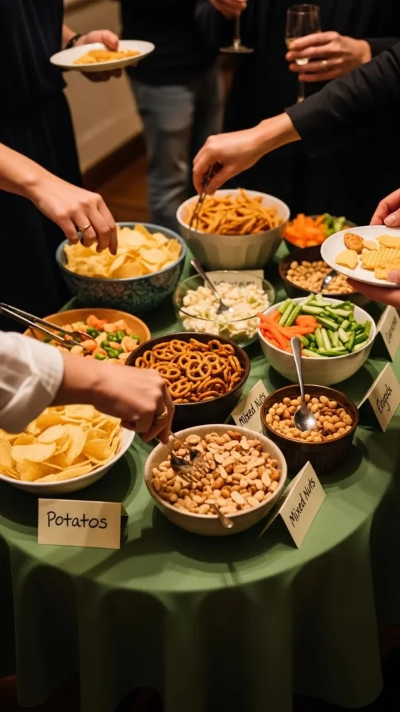 Set Up a Self-Serve Snack Station