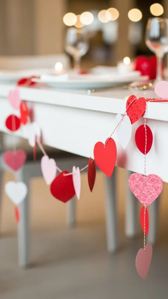 DIY Heart Garlands