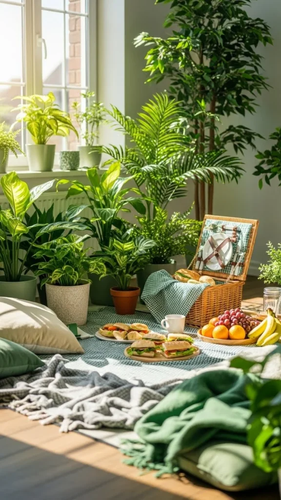 Green Picnic Indoors