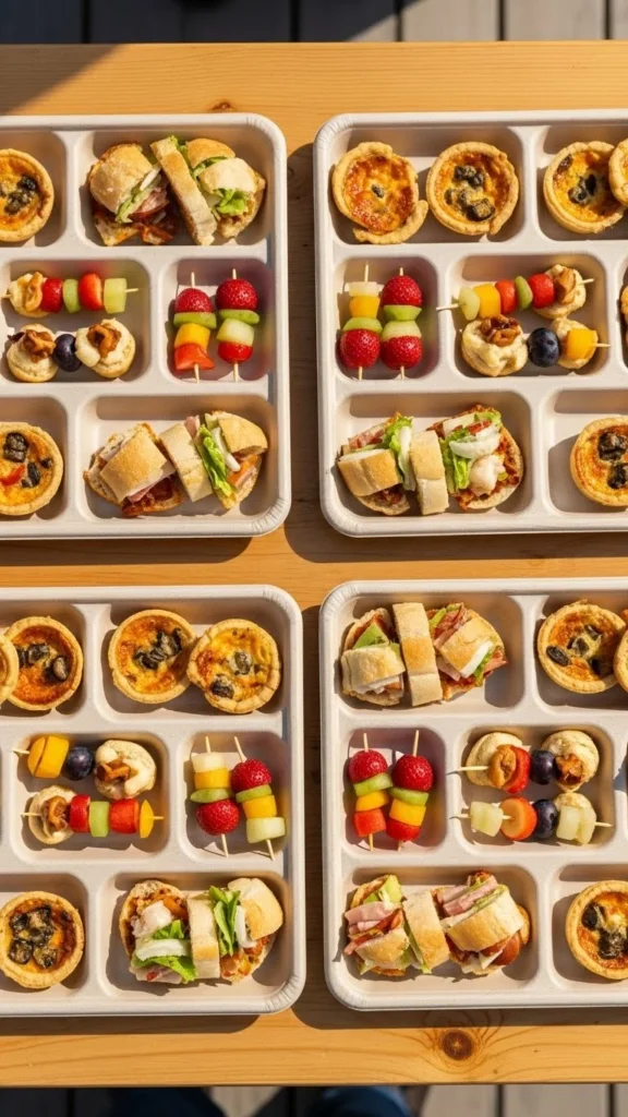 Use Disposable Serving Pieces Wisely