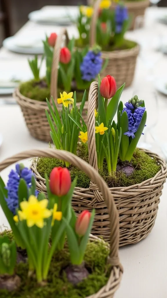 Basket-Based Centerpieces