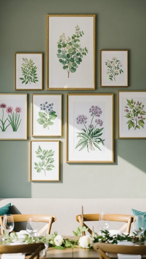 Botanical Wall Art Displays