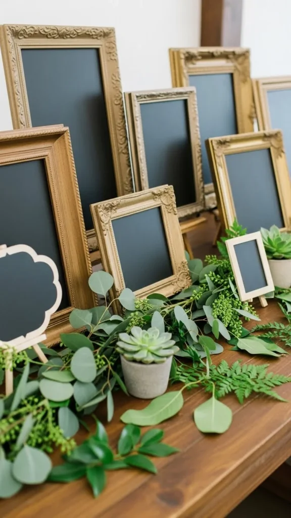 Chalkboard-Style Sign Frames (No Text)