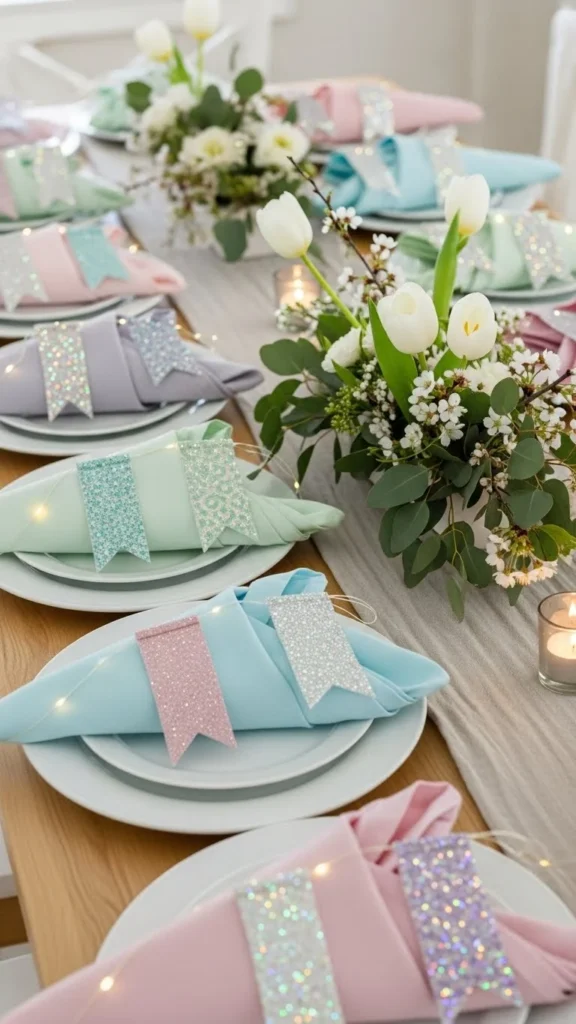 Cloth Napkins Folded Simply