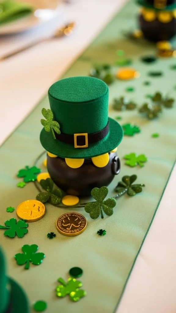 DIY Leprechaun Hat Centerpieces