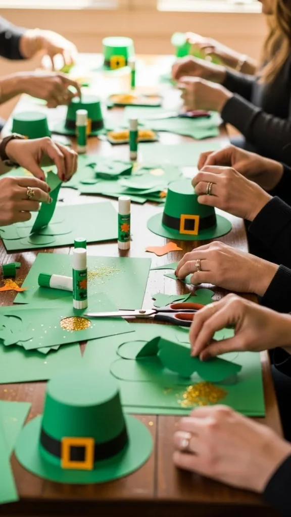 DIY Leprechaun Hat Craft Station