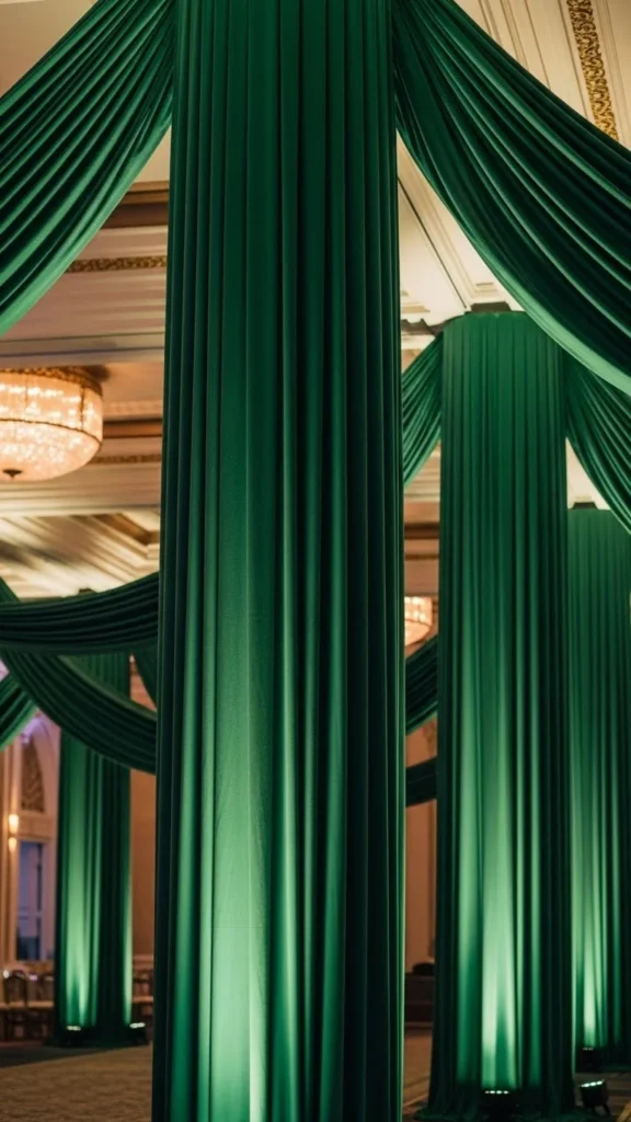 Fabric-Wrapped Columns or Poles