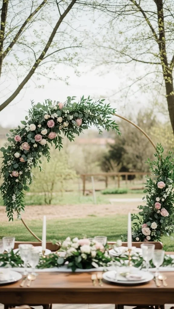 Floral Hoop Backdrops