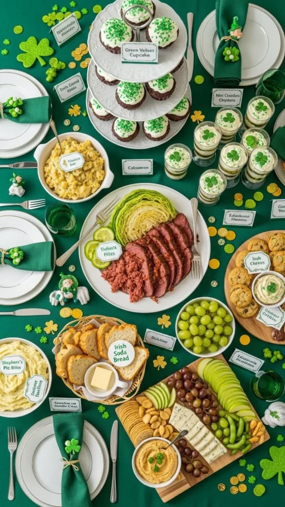 Food Serving Table Layout