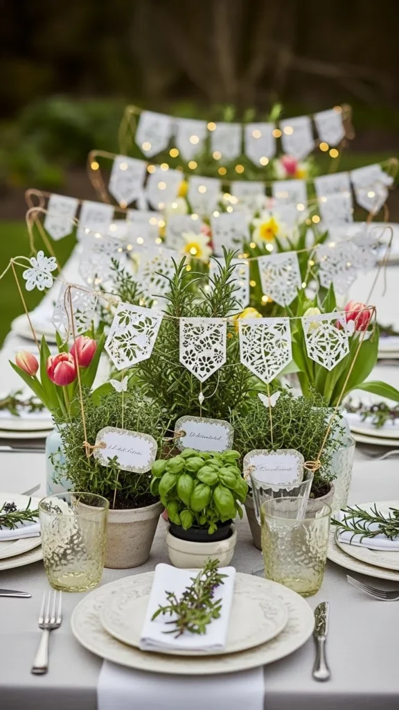 Garden-Inspired Place Cards
